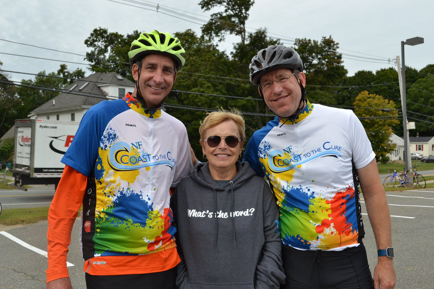 2018 Coast to the Cure NF Bike Ride Paint Splash Jersey