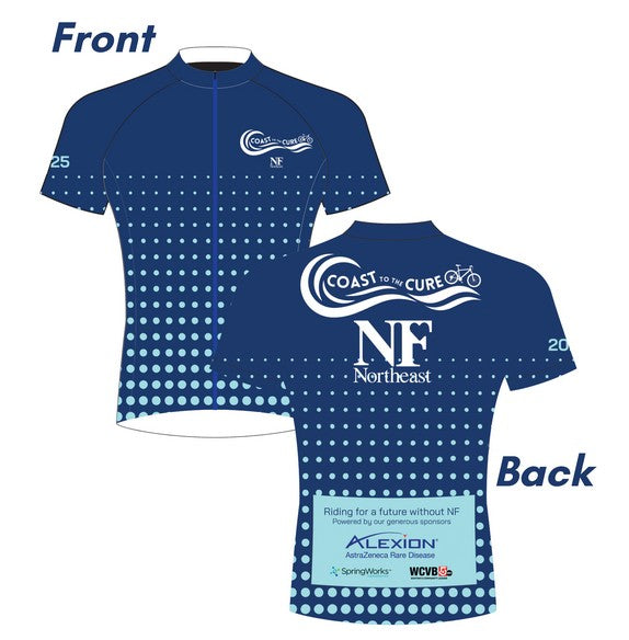 2025 Coast to the Cure NF Navy Cycling Jersey