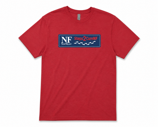 Steps2Cure NF T-Shirt – Red (Adult)